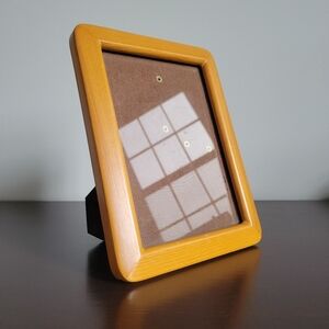 Vintage Mid Century Modern Wood Photo Frame, 5" x 7"
